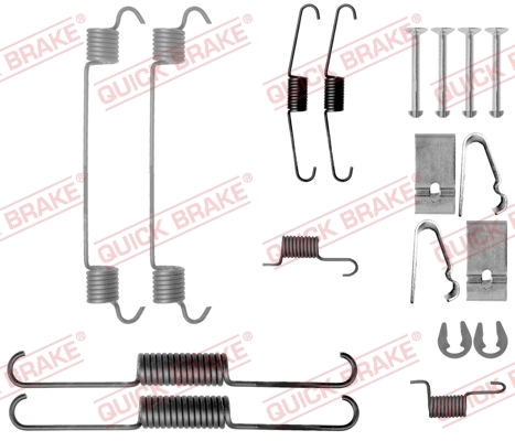 Accessory Kit, brake shoes
